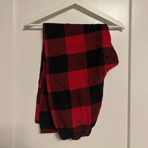 Old Navy Red and Black Plaid Lounge Pants